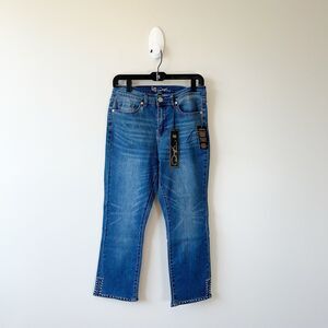 DG2 by Diane Gilman Signature Collection Kick Flare Jeans Stud Trim Sz 10P NWT’s